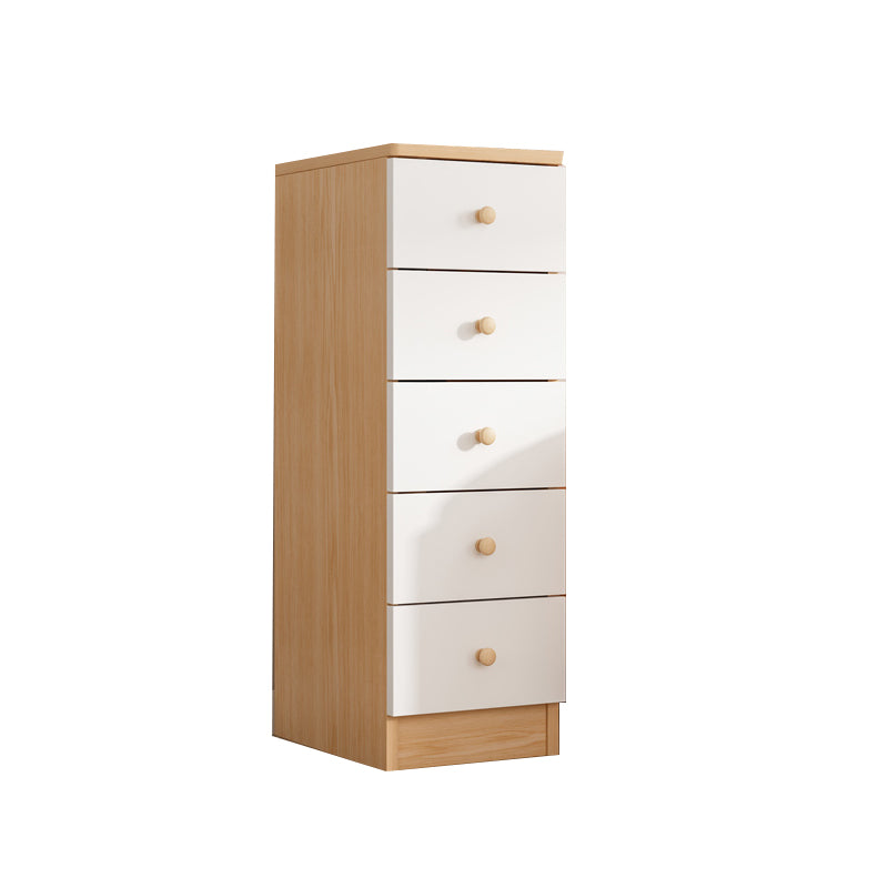 Contemporary Wooden Accent Cabinet Bar Pulls Handle Design Storage Cabinet
