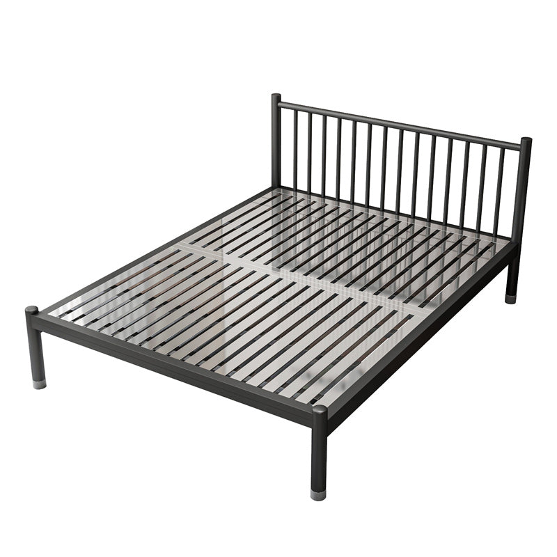 Contemporary Metal Standard Bed with Metal Legs Bed Frame with Headboard