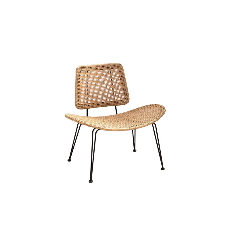 Tropical Patio Dining Chair Armless Rattan Outdoors Dining Chairs