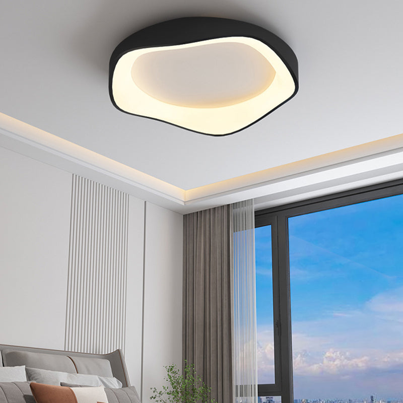Nordic Flush Mount Metal LED Ceiling Light Fixture for Living Room