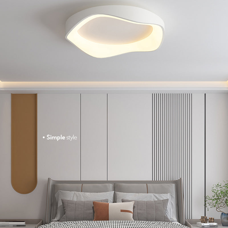Nordic Flush Mount Metal LED Ceiling Light Fixture for Living Room