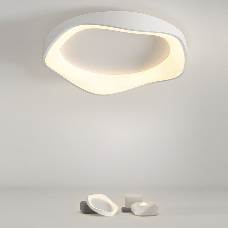 Nordic Flush Mount Metal LED Ceiling Light Fixture for Living Room