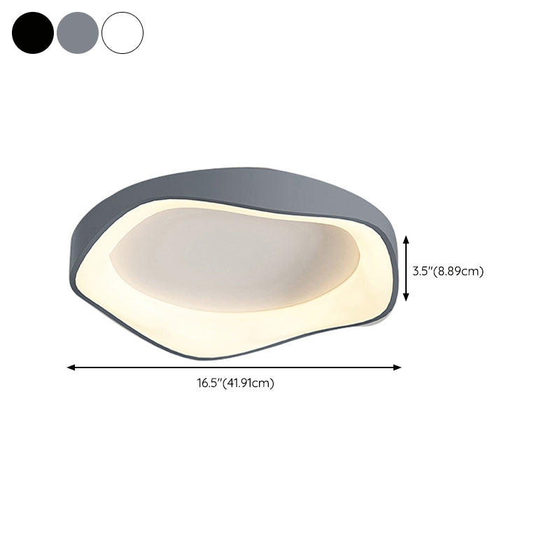 Nordic Flush Mount Metal LED Ceiling Light Fixture for Living Room