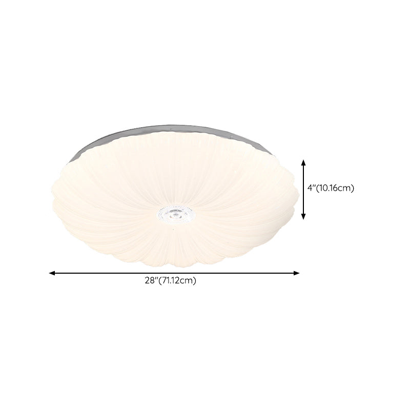 Modernism Flush Mount Acrylic LED Ceiling Light Fixture for Bedroom