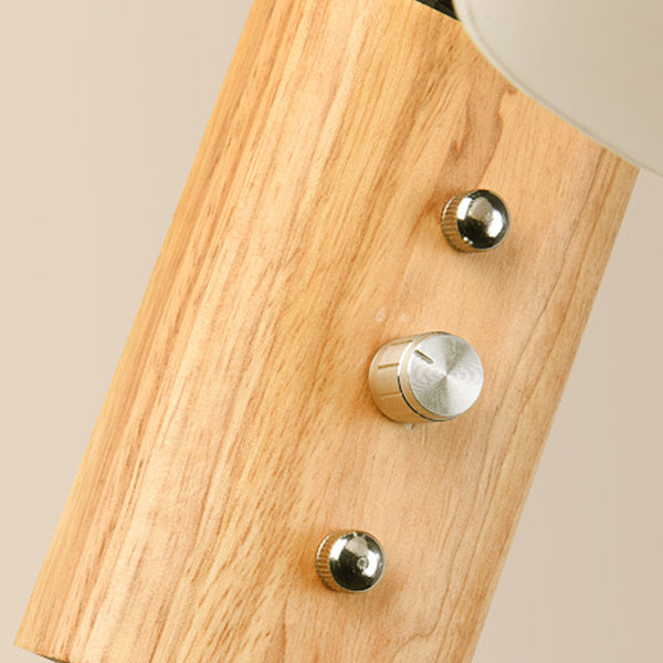 Nordic Style Wooden Wall Light Cylinder Shape Wall Lamp for Living Room