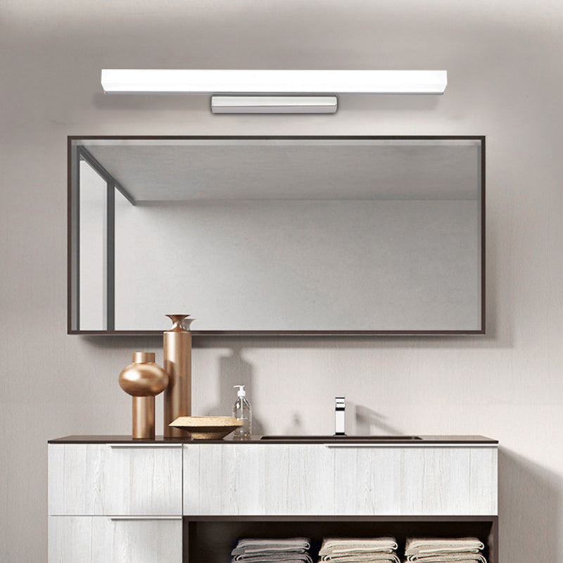 Nordic Style Vanity Light Rectangle Shape Vanity Lamp for Shower Room