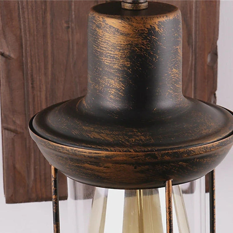 Industrial Style Vanity Light Cylinder Shape Vanity Lamp for Shower Room