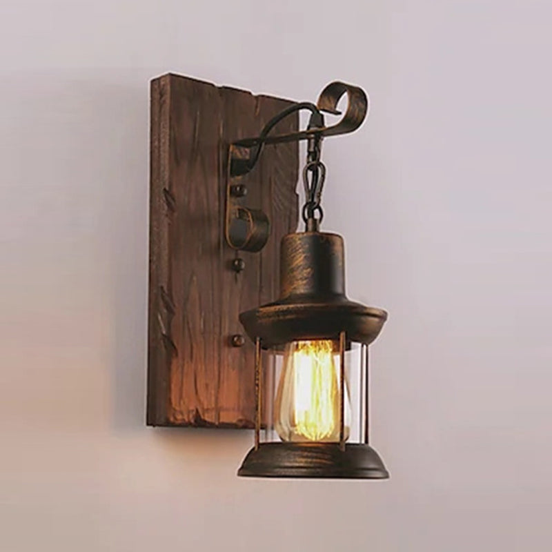 Industrial Style Vanity Light Cylinder Shape Vanity Lamp for Shower Room