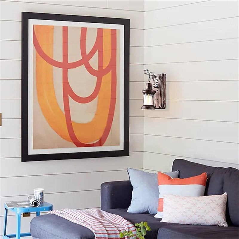 Industrial Style Vanity Light Cylinder Shape Vanity Lamp for Shower Room