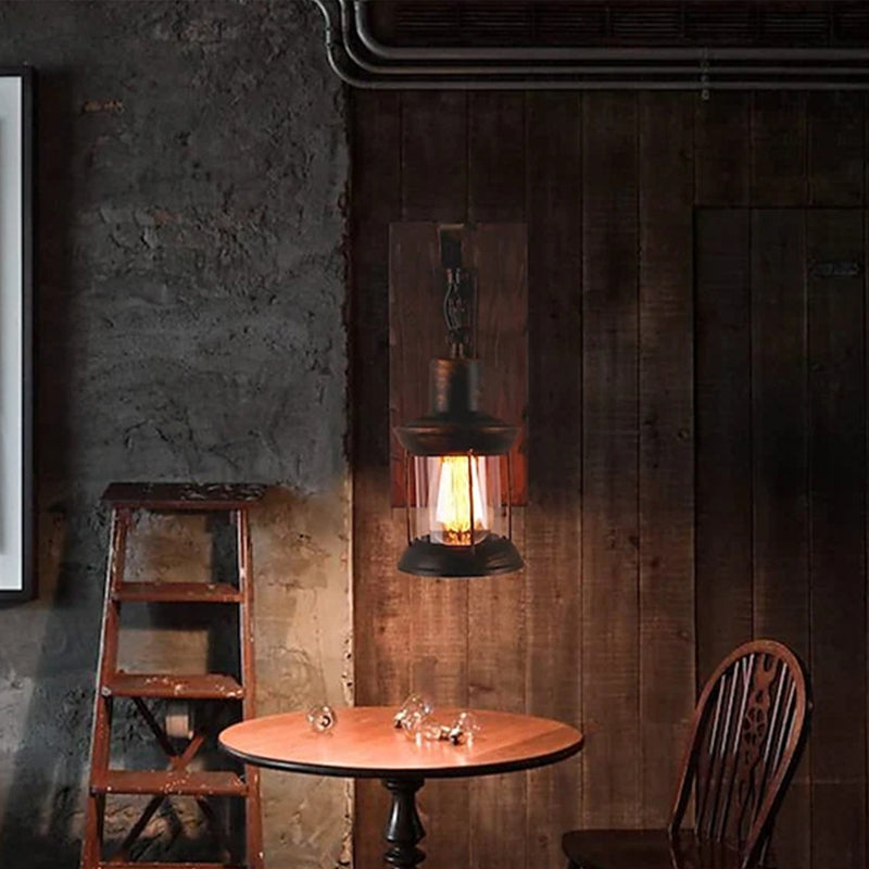 Industrial Style Vanity Light Cylinder Shape Vanity Lamp for Shower Room