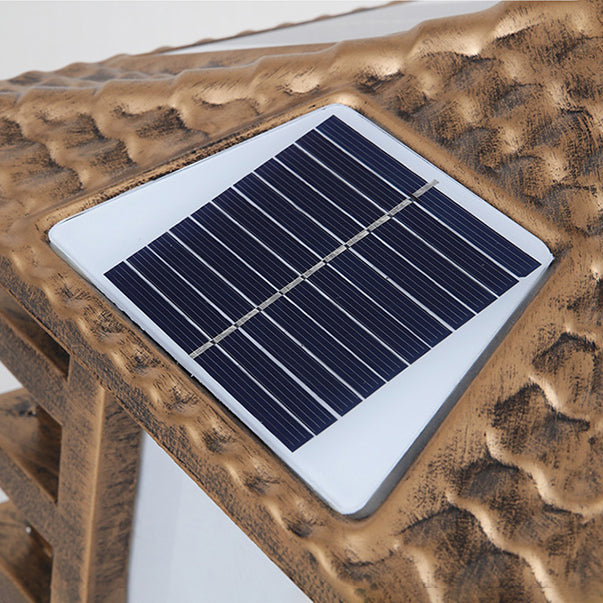 Simple LED Pillar Light Household Solar Lighting Fixture for Garden