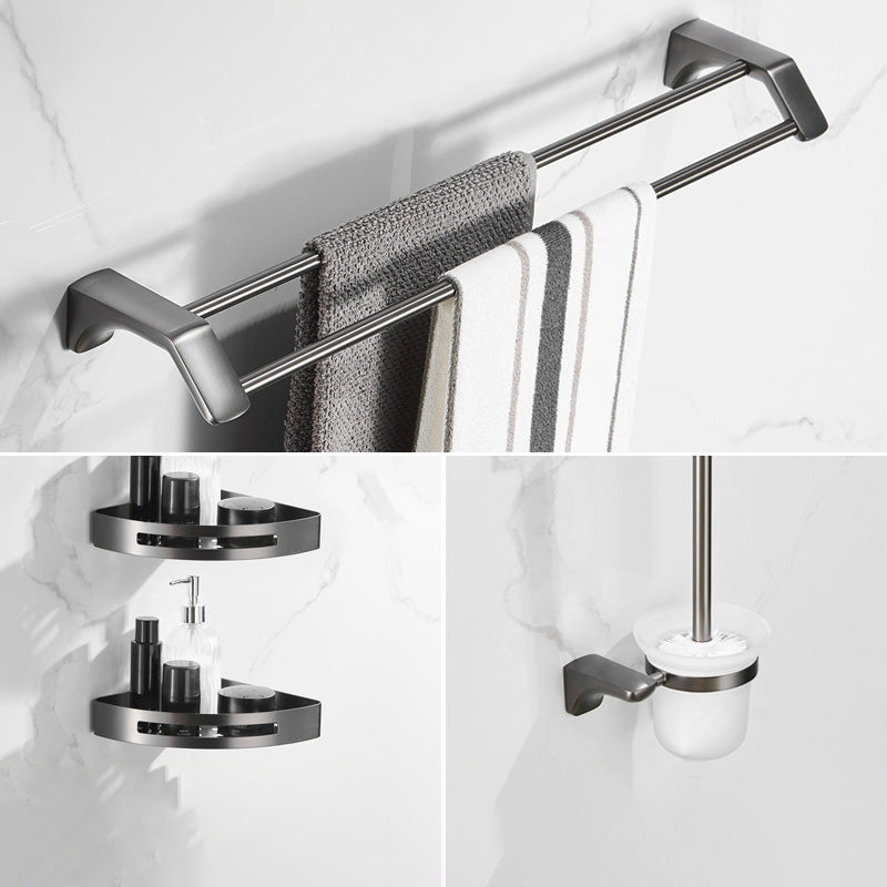 Modern Bathroom Accessories Hardware Set Grey Bathroom Accessory Kit