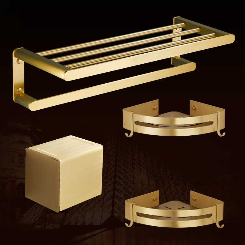 Traditional Bathroom Accessories Hardware Set Gold Bathroom Accessory Kit