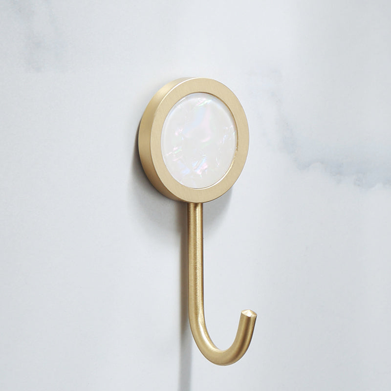 Polished Brass Bathroom Accessory Set Marble Bathroom Hardware
