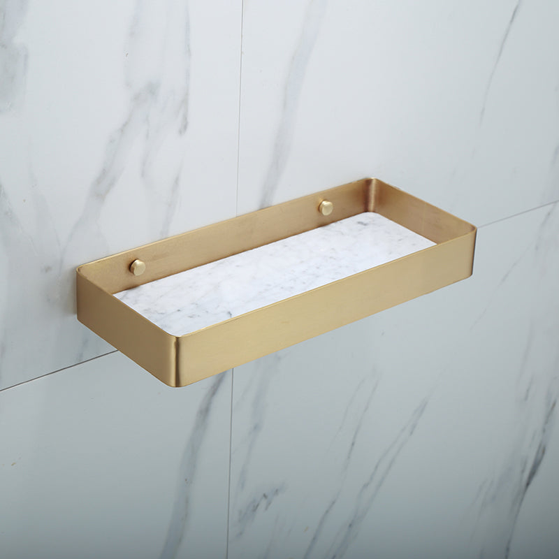 Polished Brass Bathroom Accessory Set Marble Bathroom Hardware
