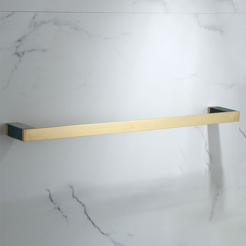 Polished Brass Bathroom Accessory Set Marble Bathroom Hardware