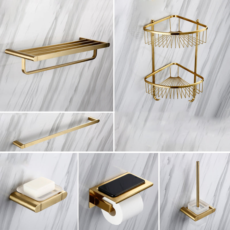 Traditional Style Brass Bathroom Accessory as Individual or as a Set in Metal
