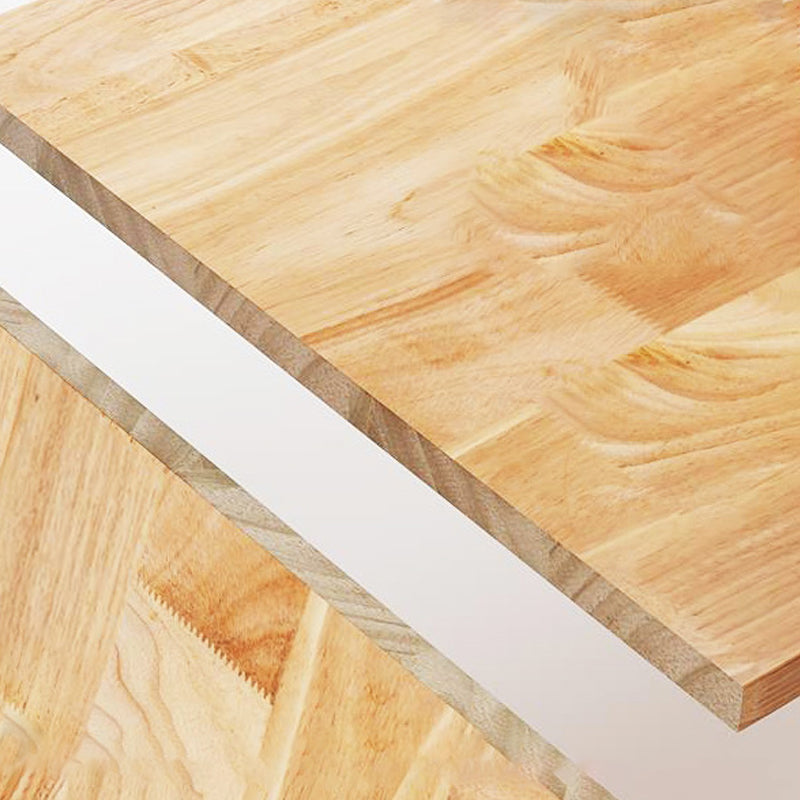 Modernist Cabinet Natural Finish Side Cabinet with Glass Paned