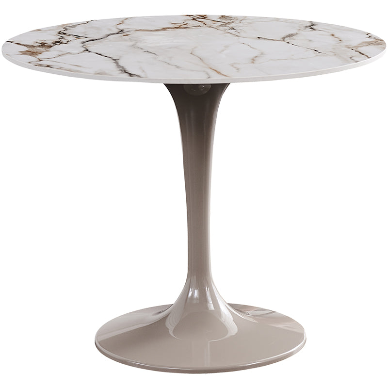 Glam Dinette Set for Home 1/2/3 Pcs Glossy White Dining Table Set