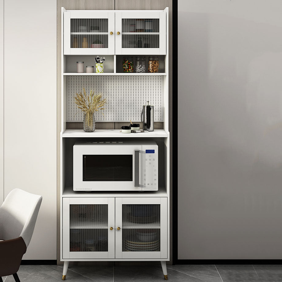 Ultra Modern Dining Hutch Faux Wood Storage Cabinet for Dining Room