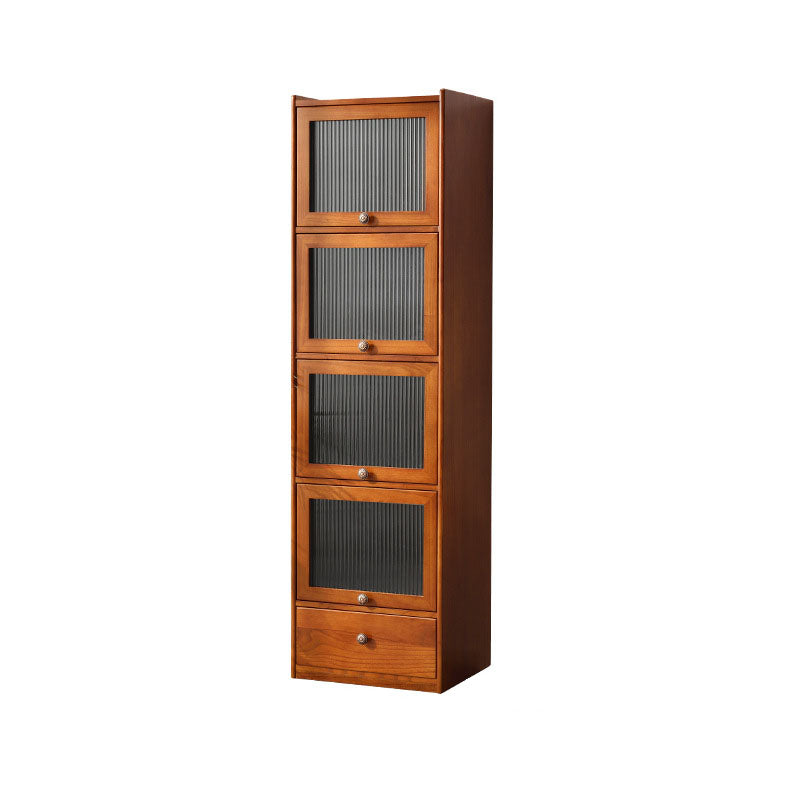 Ultra Modern Display Stand Solid Wood Buffet Cabinet with Drawers for Dining Room