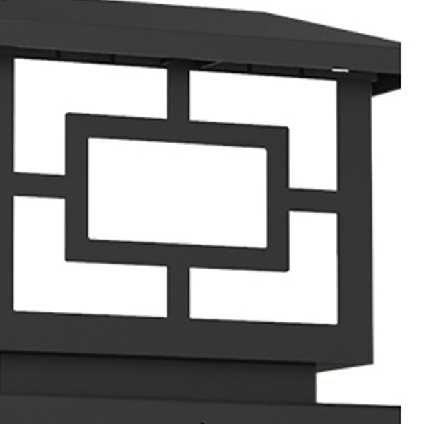 Contemporary LED Pillar Light Simple LED Solar Lighting Fixture for Garden