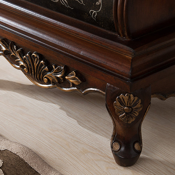 16.77 Inch Width Traditional Storage Chest Solid Wood Dresser with 7 Drawers