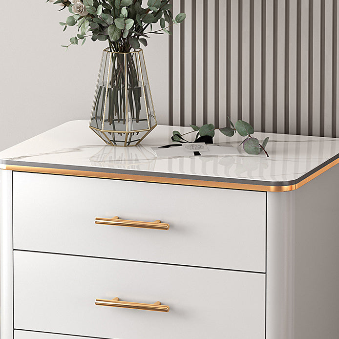 Contemporary Storage Chest Manufactured Wood Dresser with 3/4/5 Drawers