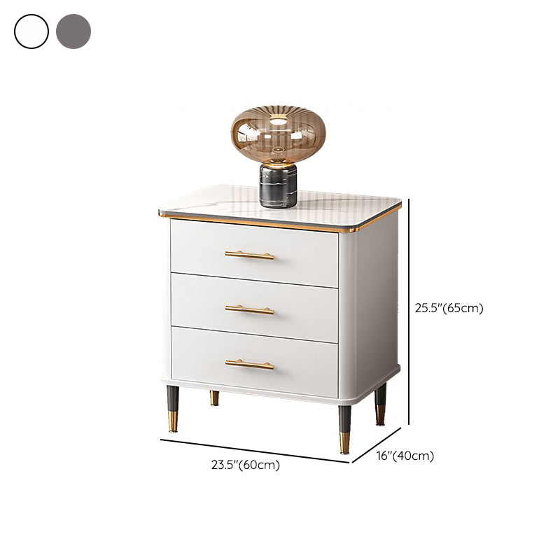 Contemporary Storage Chest Manufactured Wood Dresser with 3/4/5 Drawers