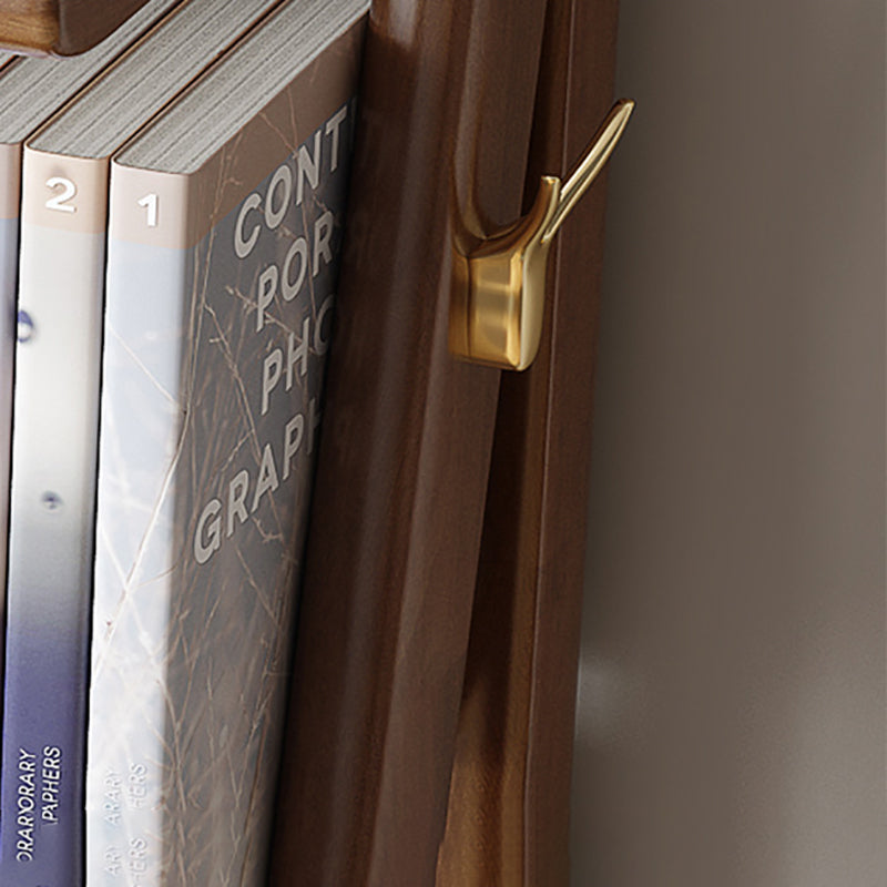 Modern Ladder Bookshelf Wooden Open Back Bookcase for Study Room