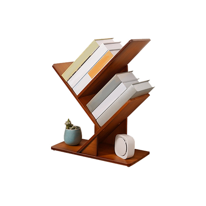 Modern Open Back Bookshelf Engineered Wood Bookcase for Study Room