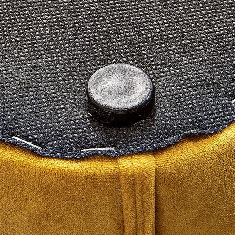 Solid Color Fabric Standard Stool Modern Simple Plum Blossom Upholstered Footstool