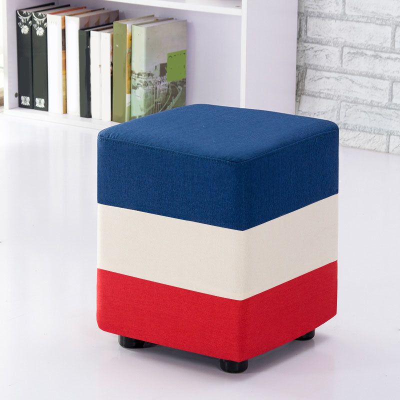 Fabric Standard Stool Contemporary Simple Upholstered Ottoman