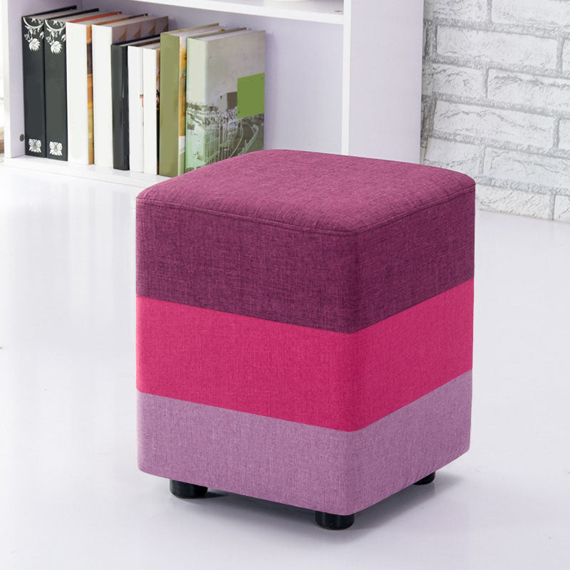 Fabric Standard Stool Contemporary Simple Upholstered Ottoman