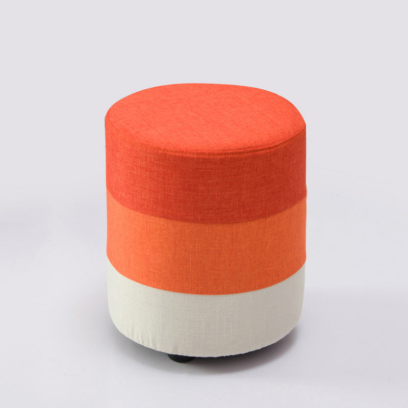 Fabric Standard Stool Contemporary Simple Upholstered Ottoman
