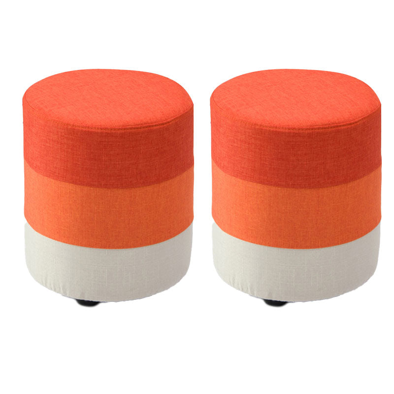 Fabric Standard Stool Contemporary Simple Upholstered Ottoman
