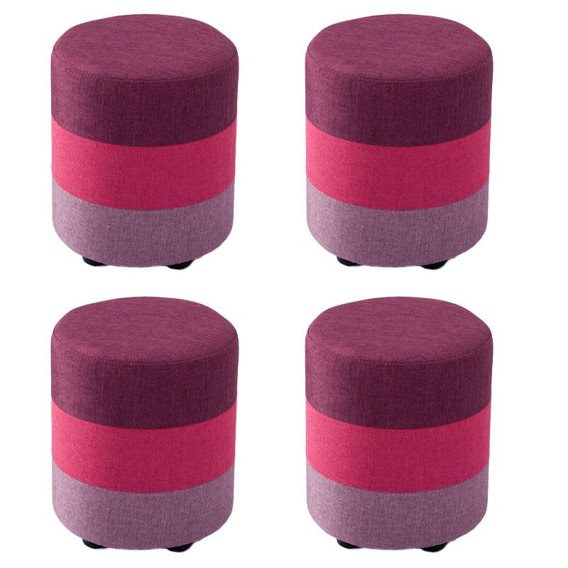 Fabric Standard Stool Contemporary Simple Upholstered Ottoman