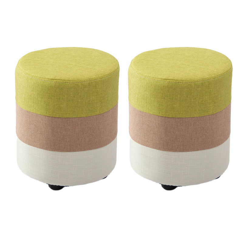 Fabric Standard Stool Contemporary Simple Upholstered Ottoman