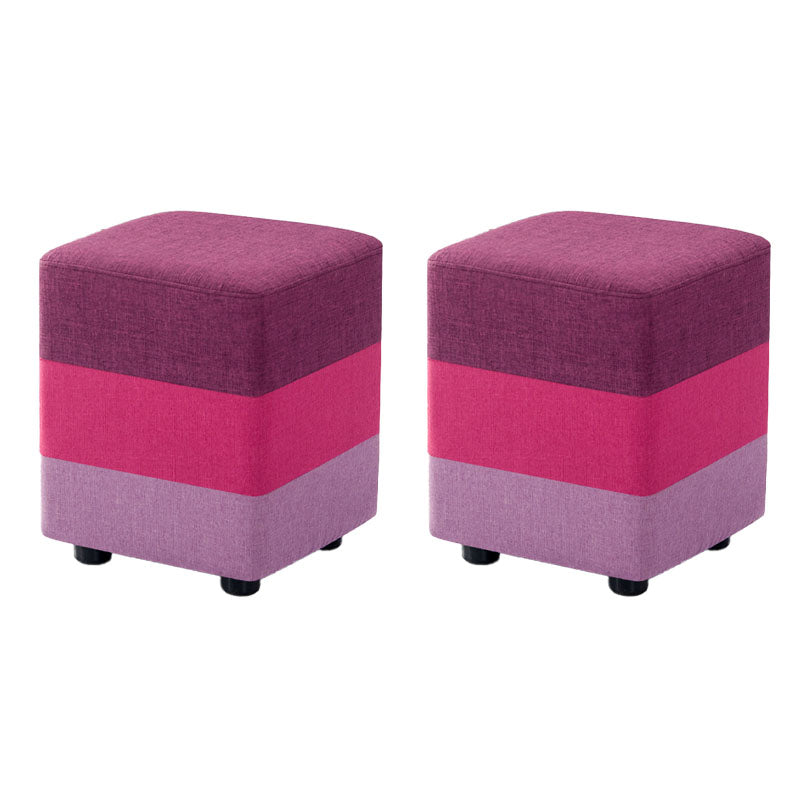 Fabric Standard Stool Contemporary Simple Upholstered Ottoman