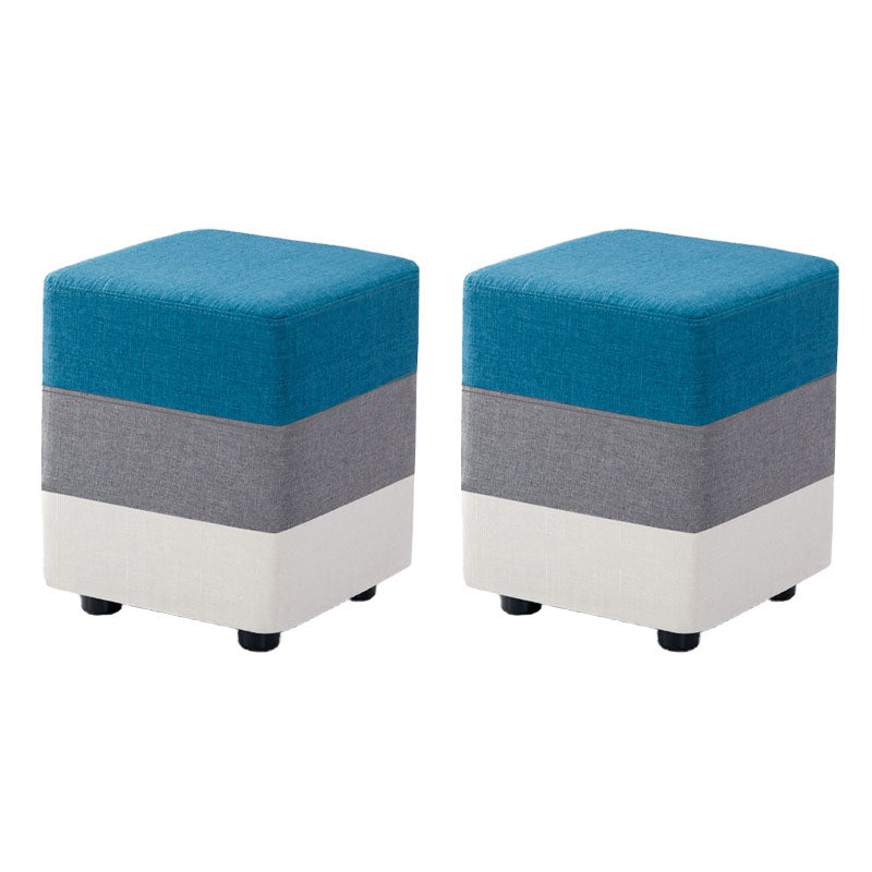 Fabric Standard Stool Contemporary Simple Upholstered Ottoman