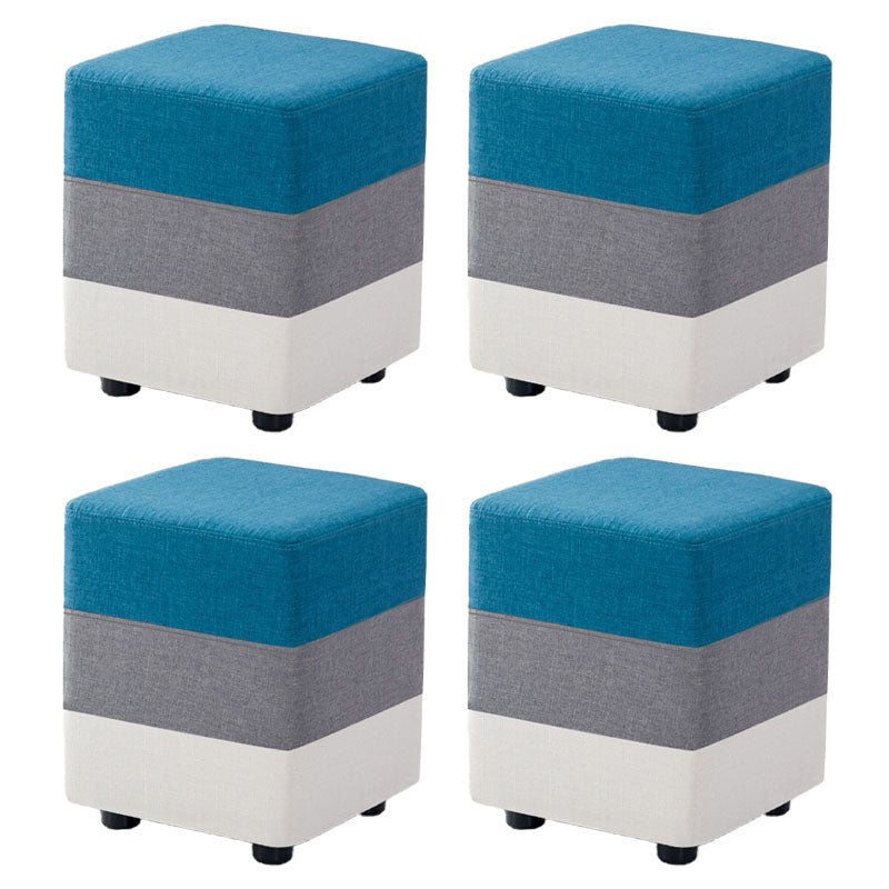 Fabric Standard Stool Contemporary Simple Upholstered Ottoman