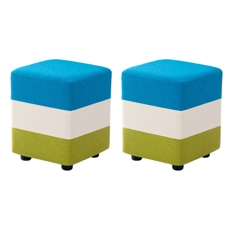 Fabric Standard Stool Contemporary Simple Upholstered Ottoman