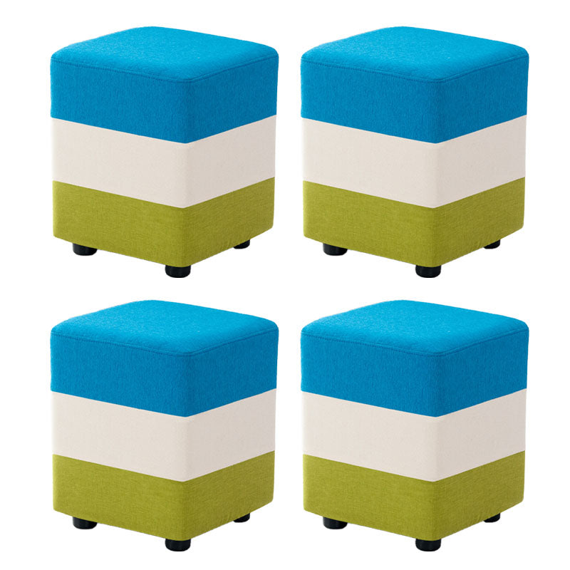 Fabric Standard Stool Contemporary Simple Upholstered Ottoman