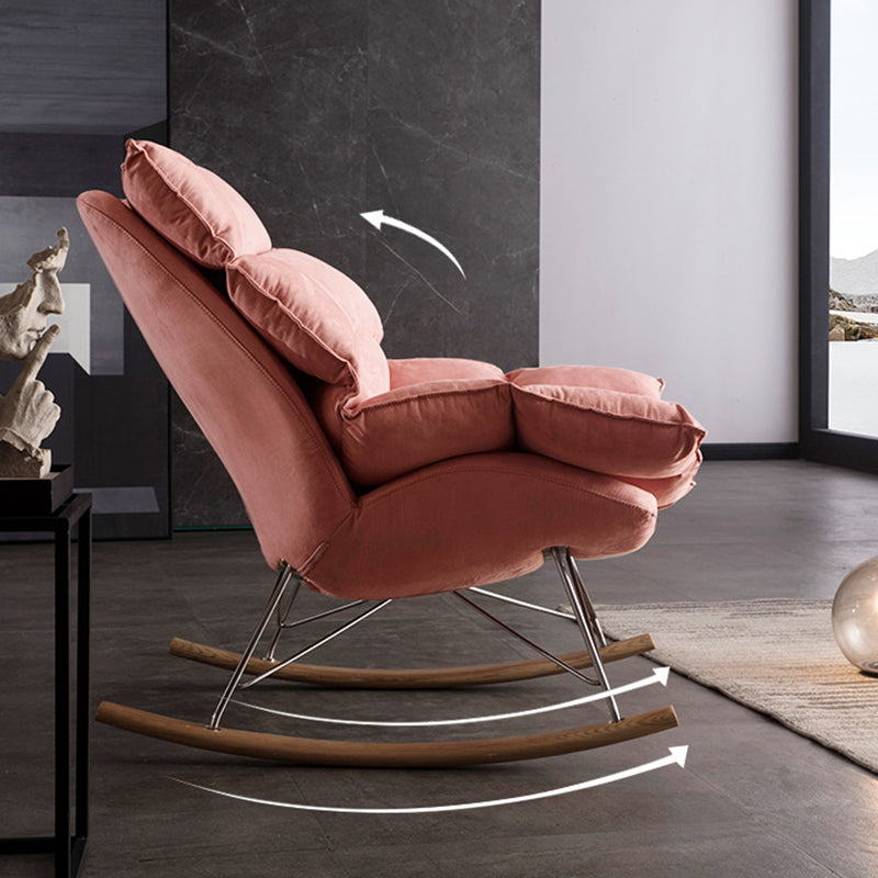 Modern Style Indoor Rocking Chair Lazy Sofa Rocking Chair for Living Room