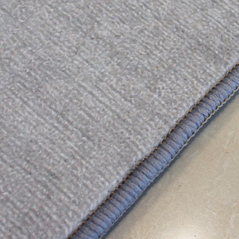 Black Geometry Carpet Modern Polyester Carpet Washable Carpet for Drawing Room