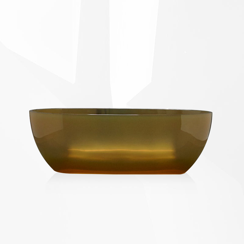Soaking Back to Wall Bathtub Antique Finish Freestanding Bath Tub