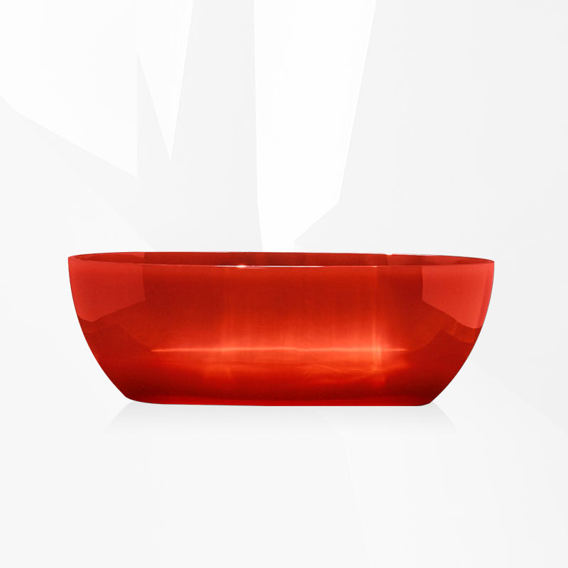 Soaking Back to Wall Bathtub Antique Finish Freestanding Bath Tub