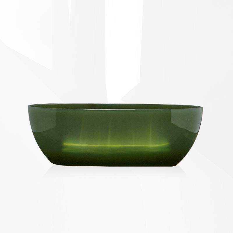 Soaking Back to Wall Bathtub Antique Finish Freestanding Bath Tub