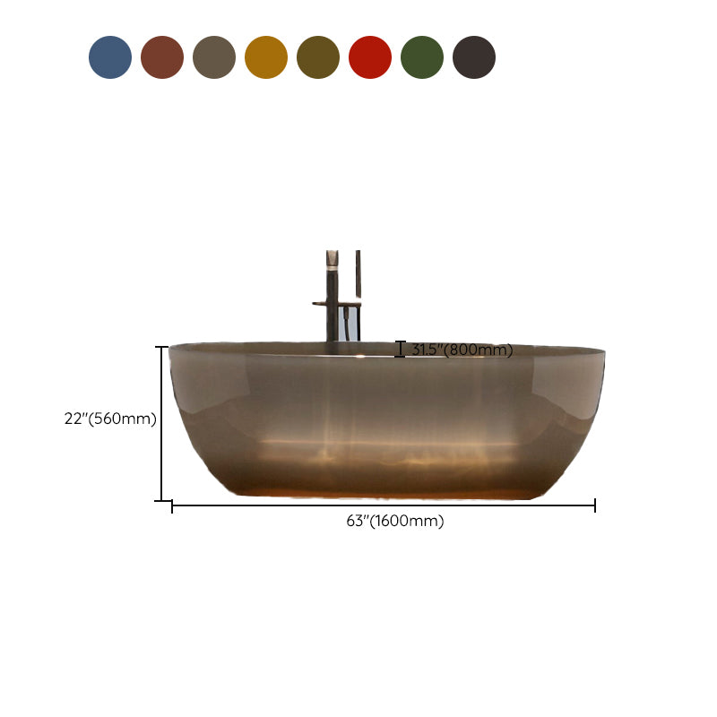 Soaking Back to Wall Bathtub Antique Finish Freestanding Bath Tub