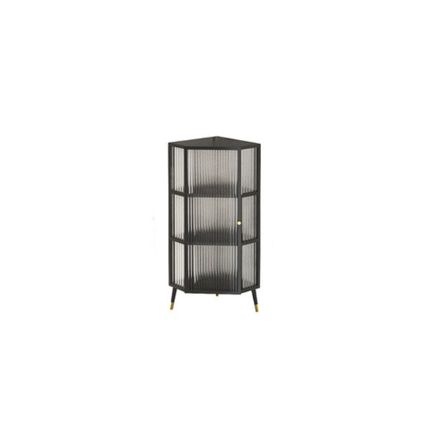 Contemporary China Cabinet Metal Storage Cabinet for Dining Room